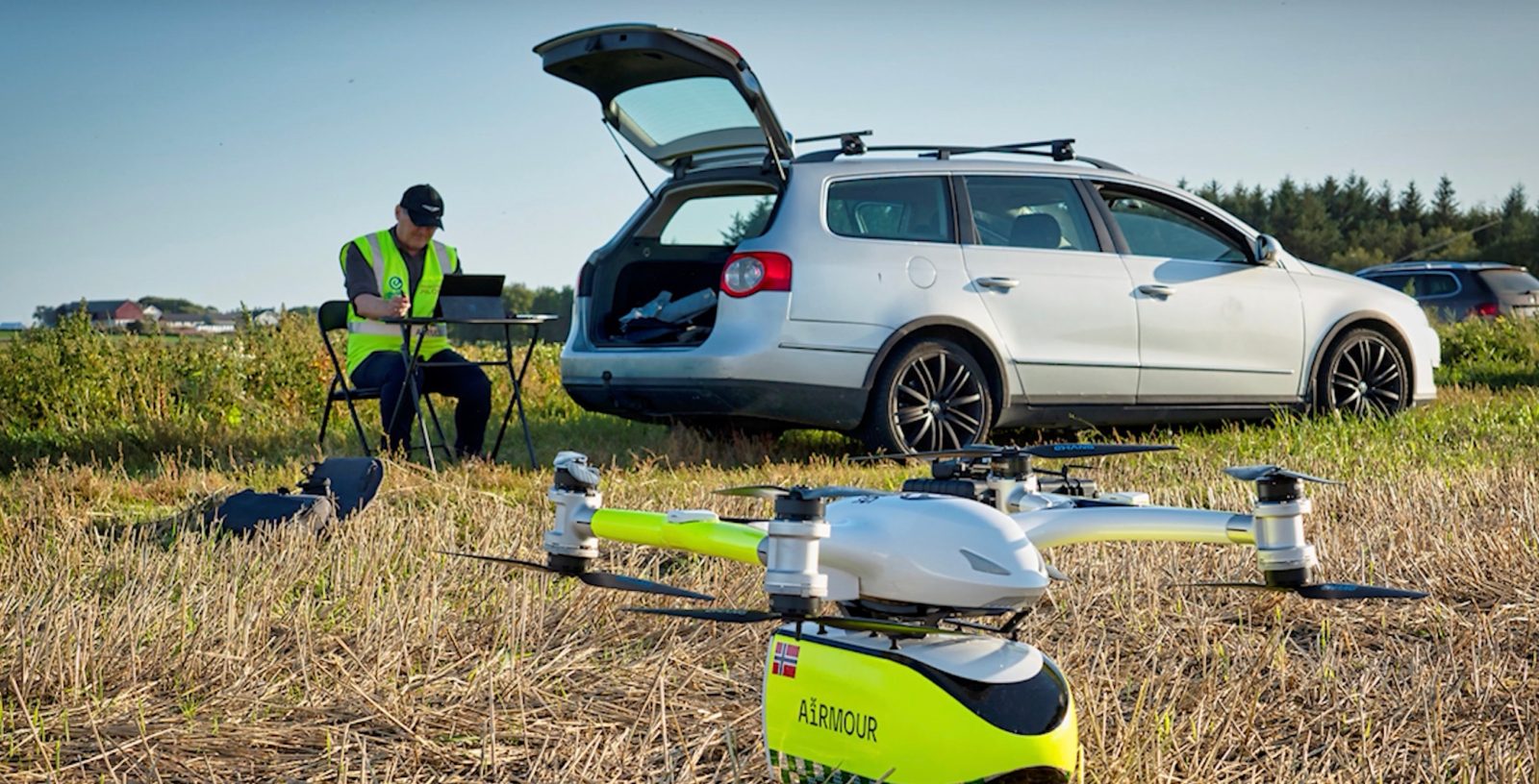 AiMOUR drones medical emergencies