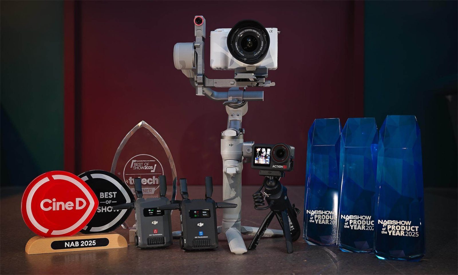 dji best award winning tech products nab 2025