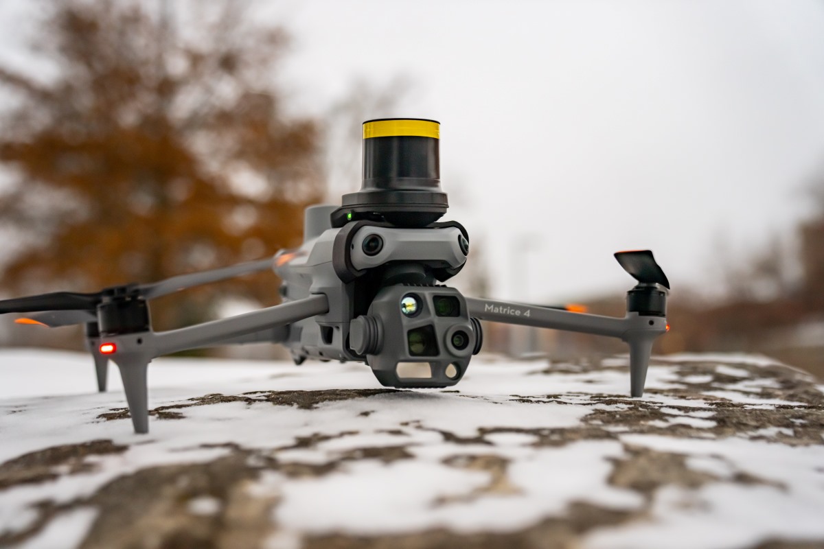 DJI Matrice 4 drone parachute avss