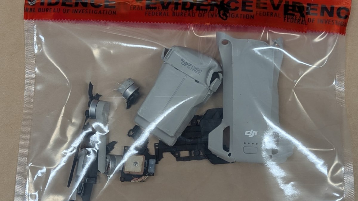 dji mini drone la fire fbi crash super scooper firefighting