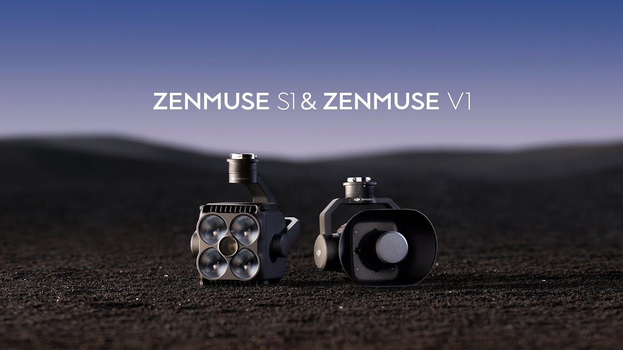 dji zenmuse s1 v1 drone speaker spotlight payloads