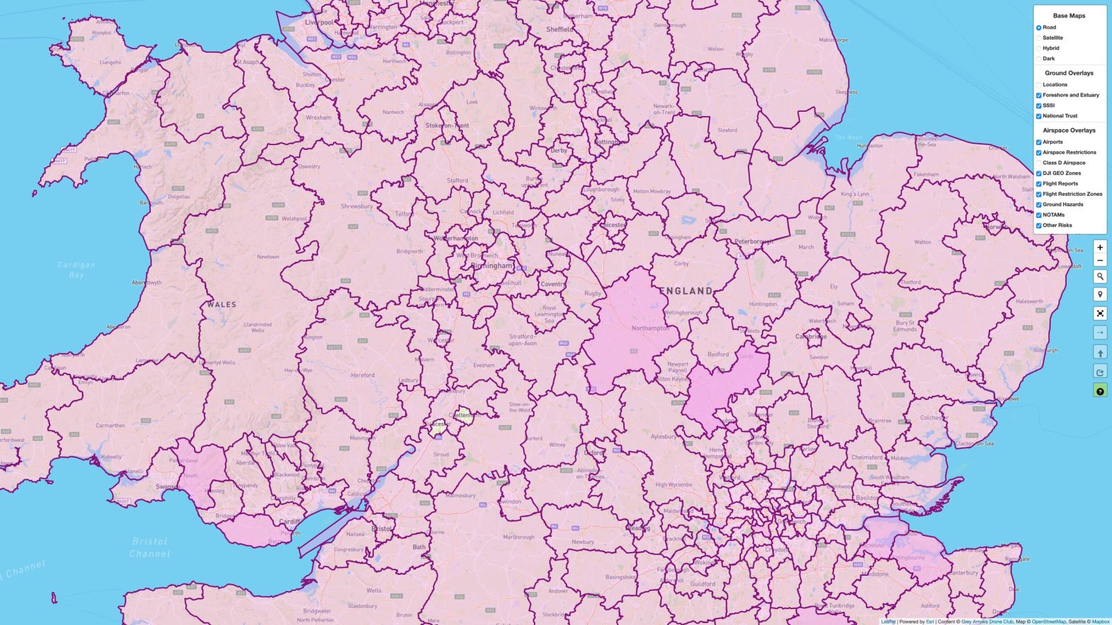 drone scene uk where hobby flying locations rules