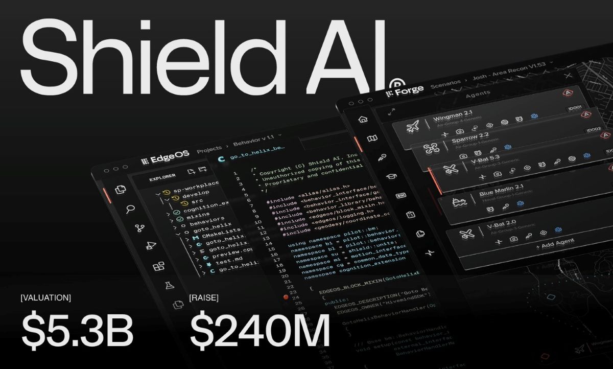 Shield AI funding 240Mn