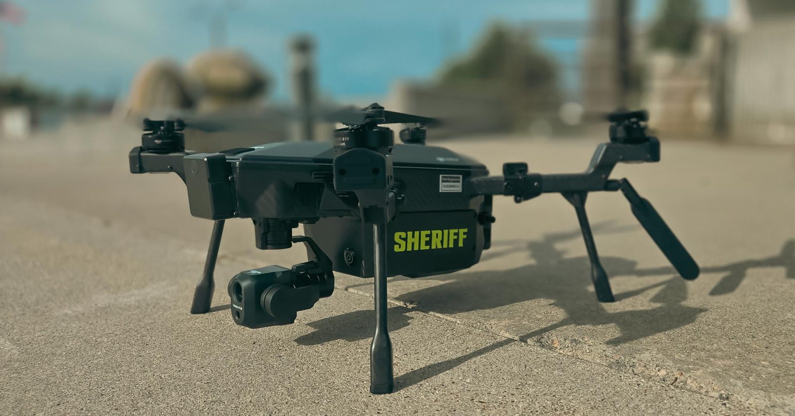 teledyne flir siras drone nebraska sheriff law enforcement police chase